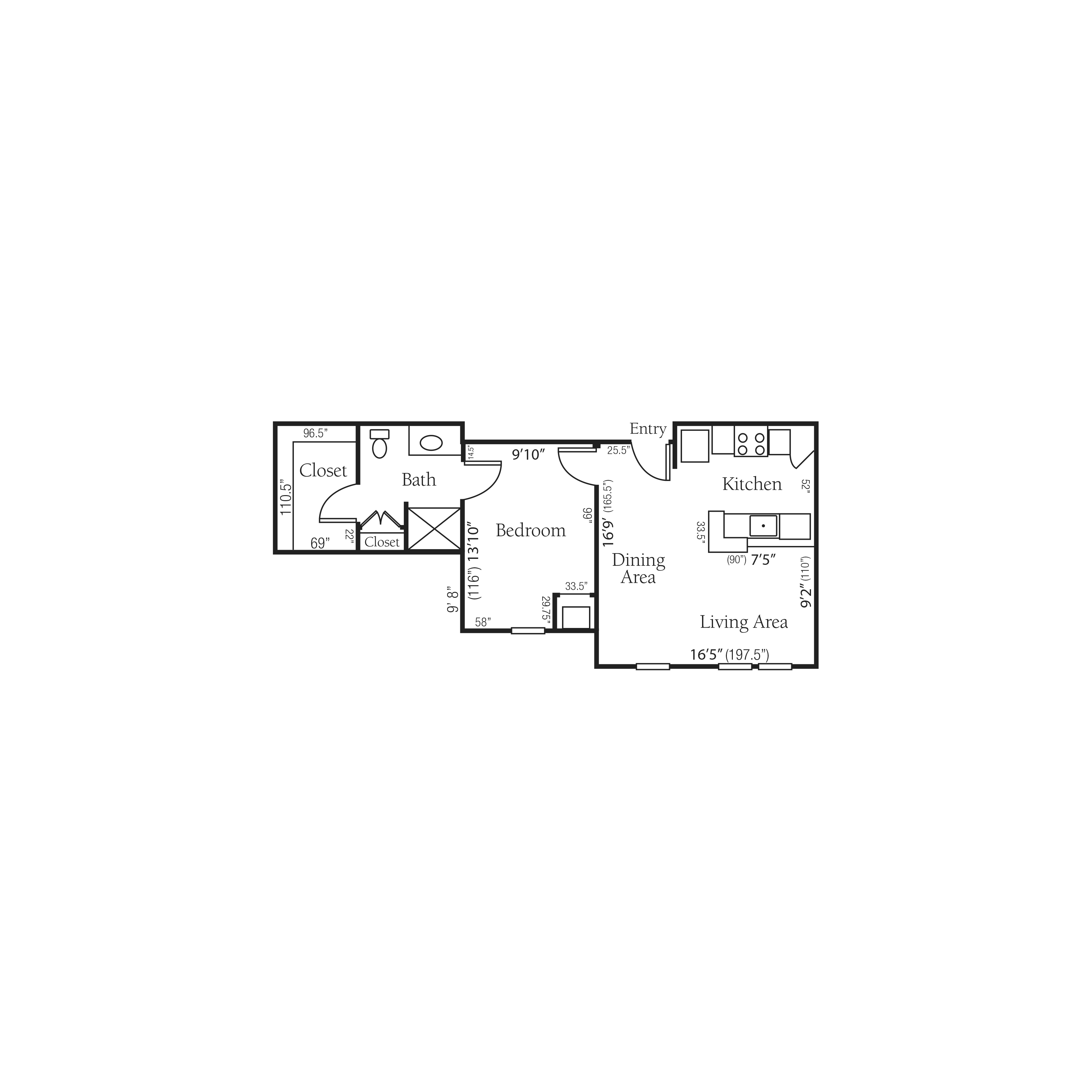 The Berkeley floor plan