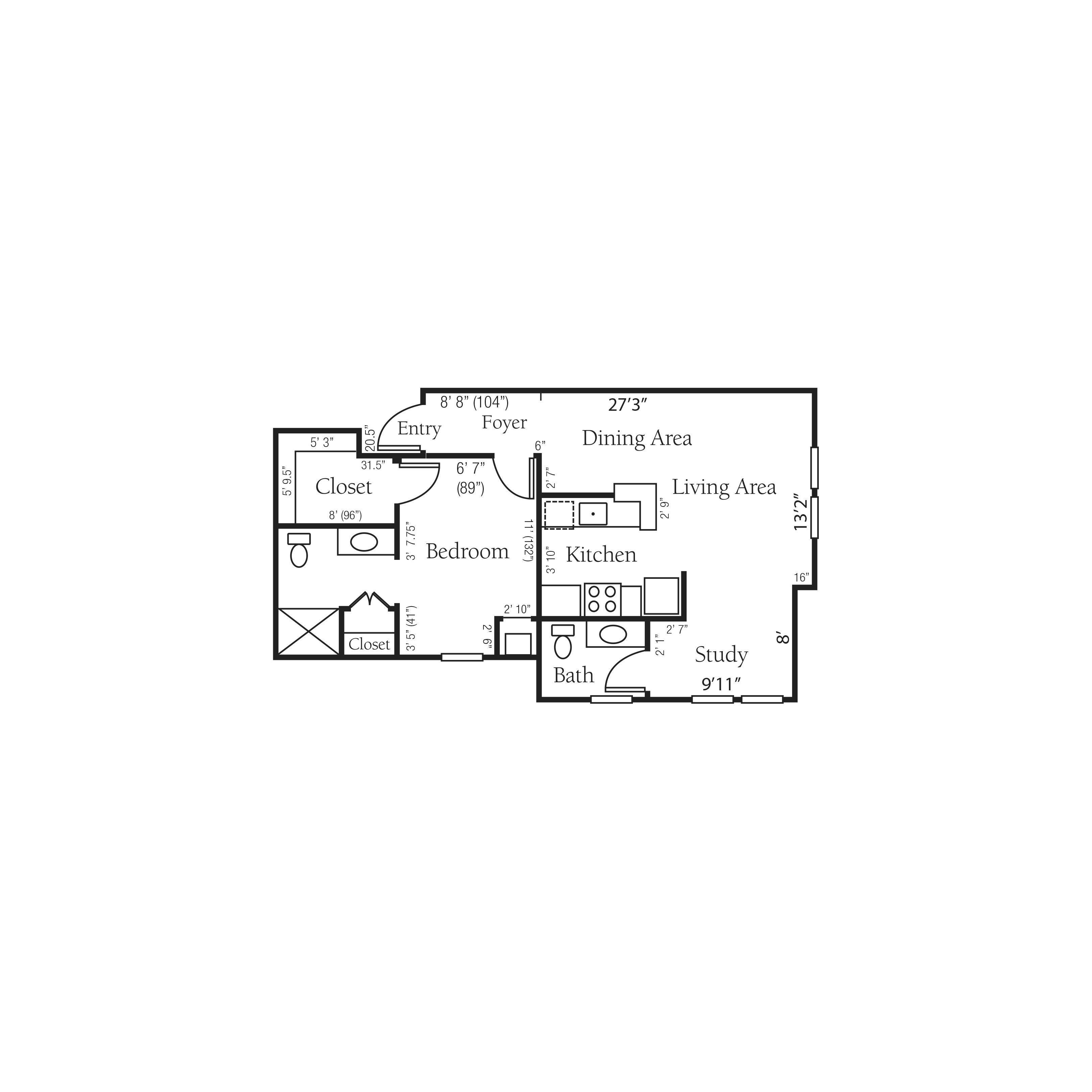 The Kensington floor plan