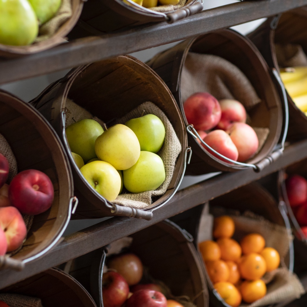 Fruit in barrel