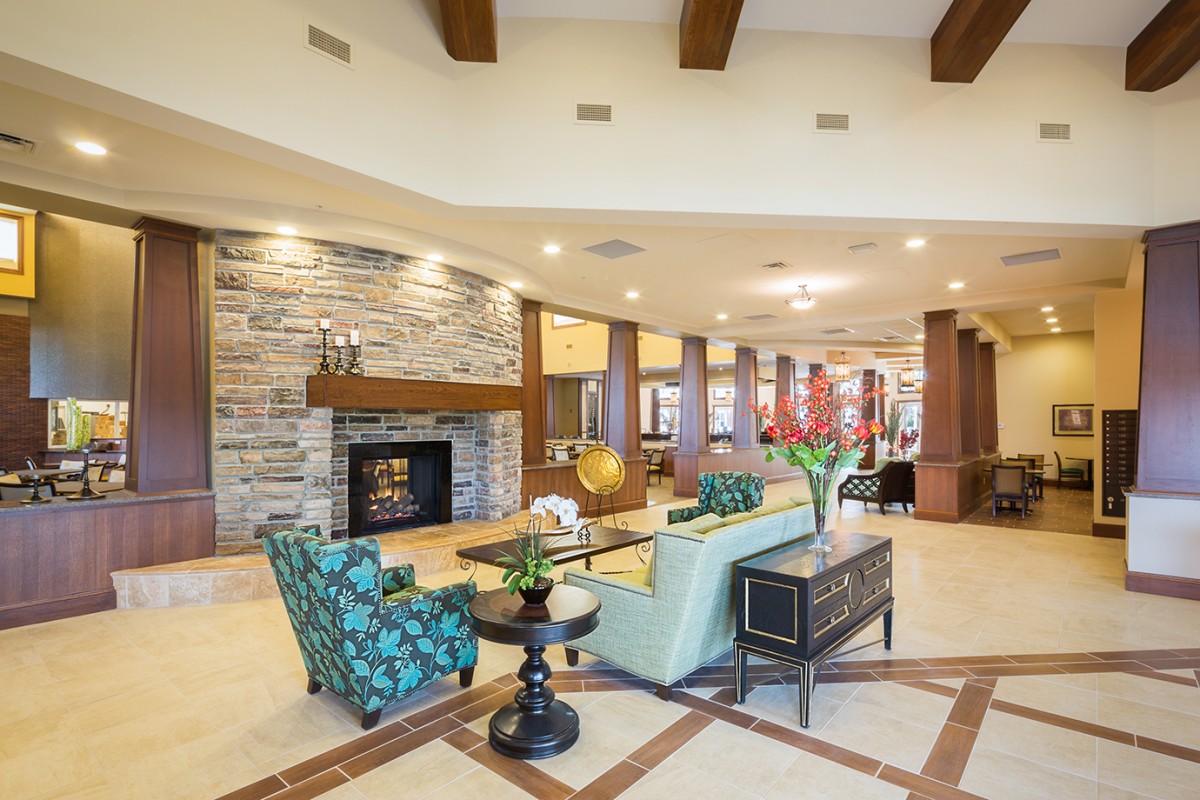 lobby area