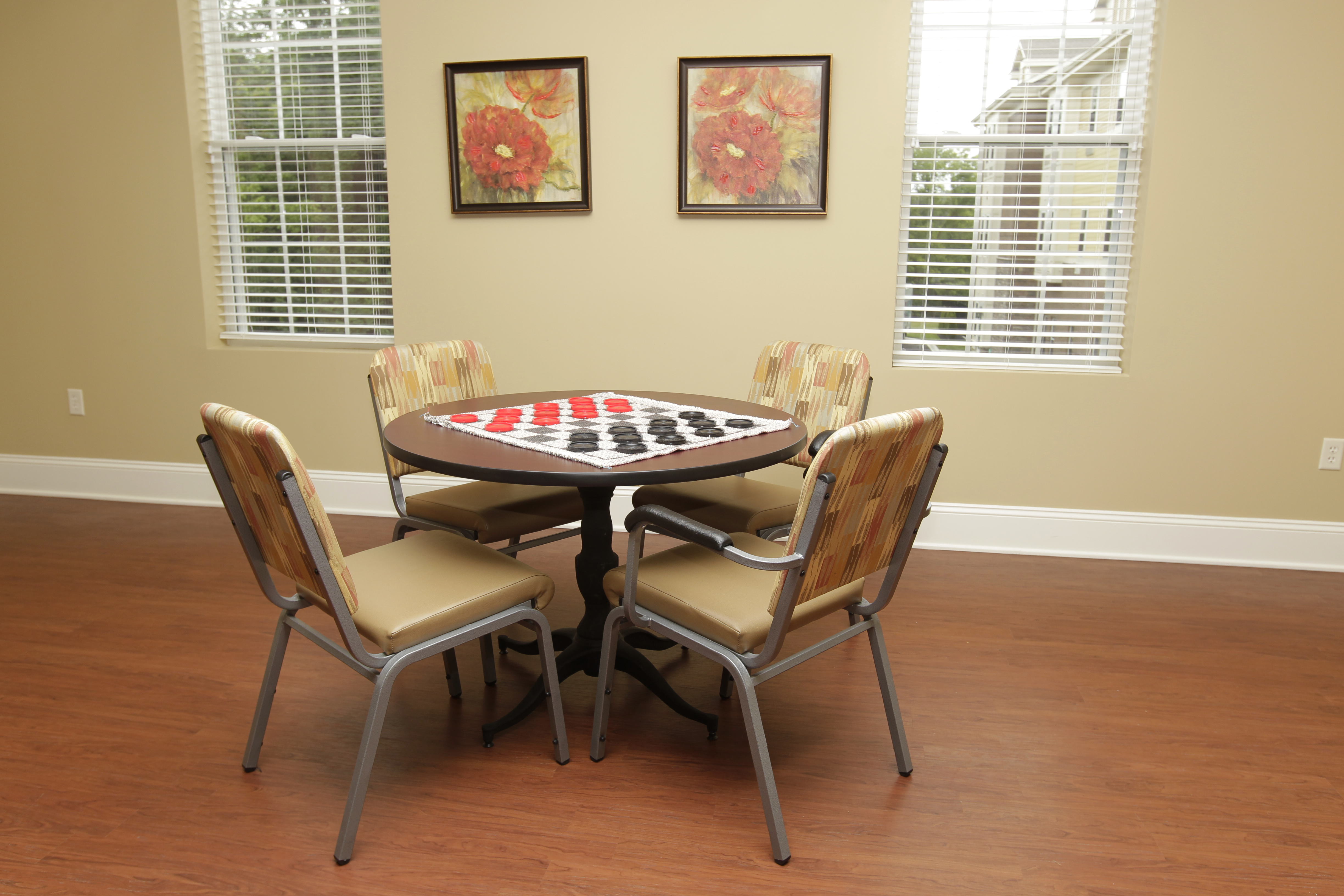 Checkers table