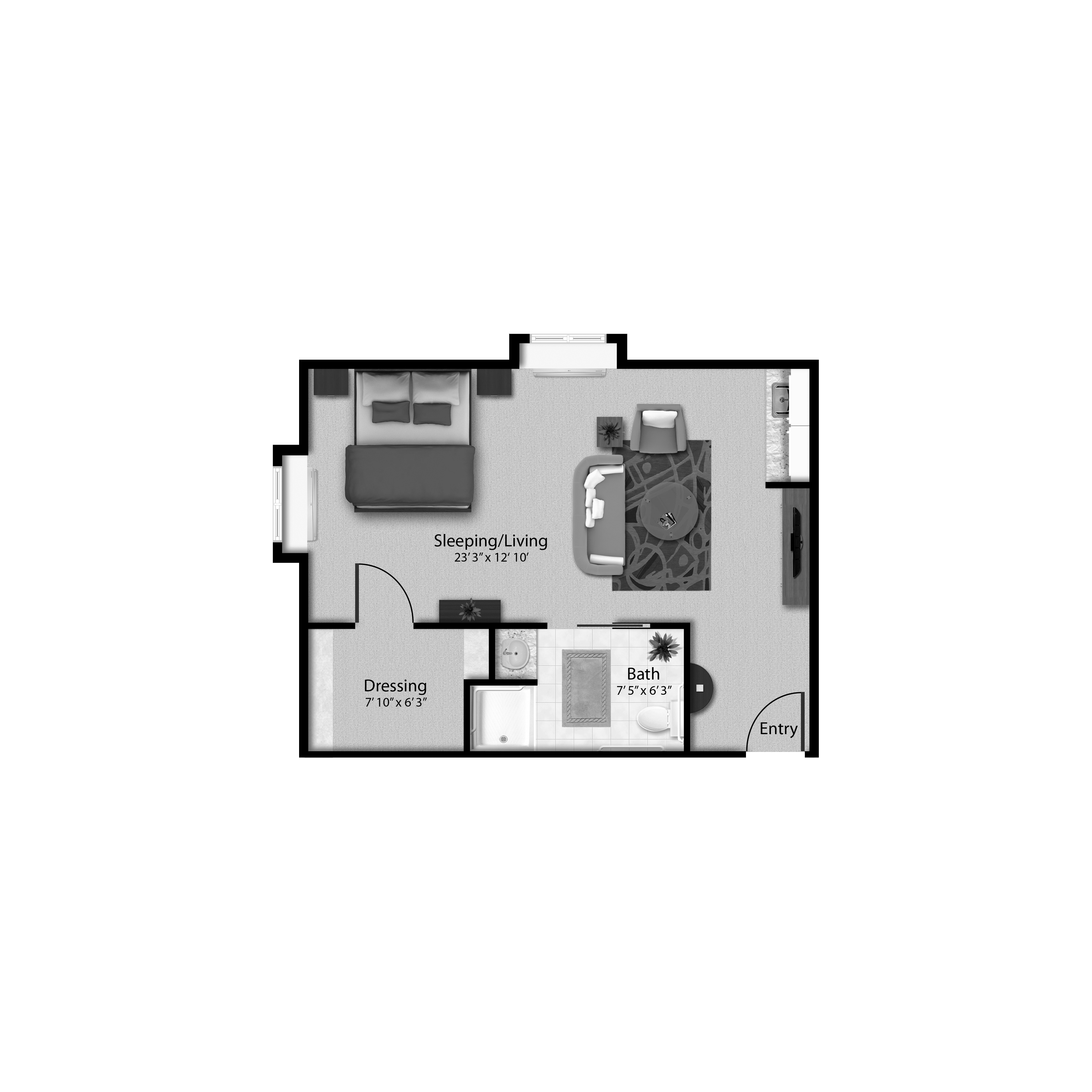 Plaza Suite floor plan
