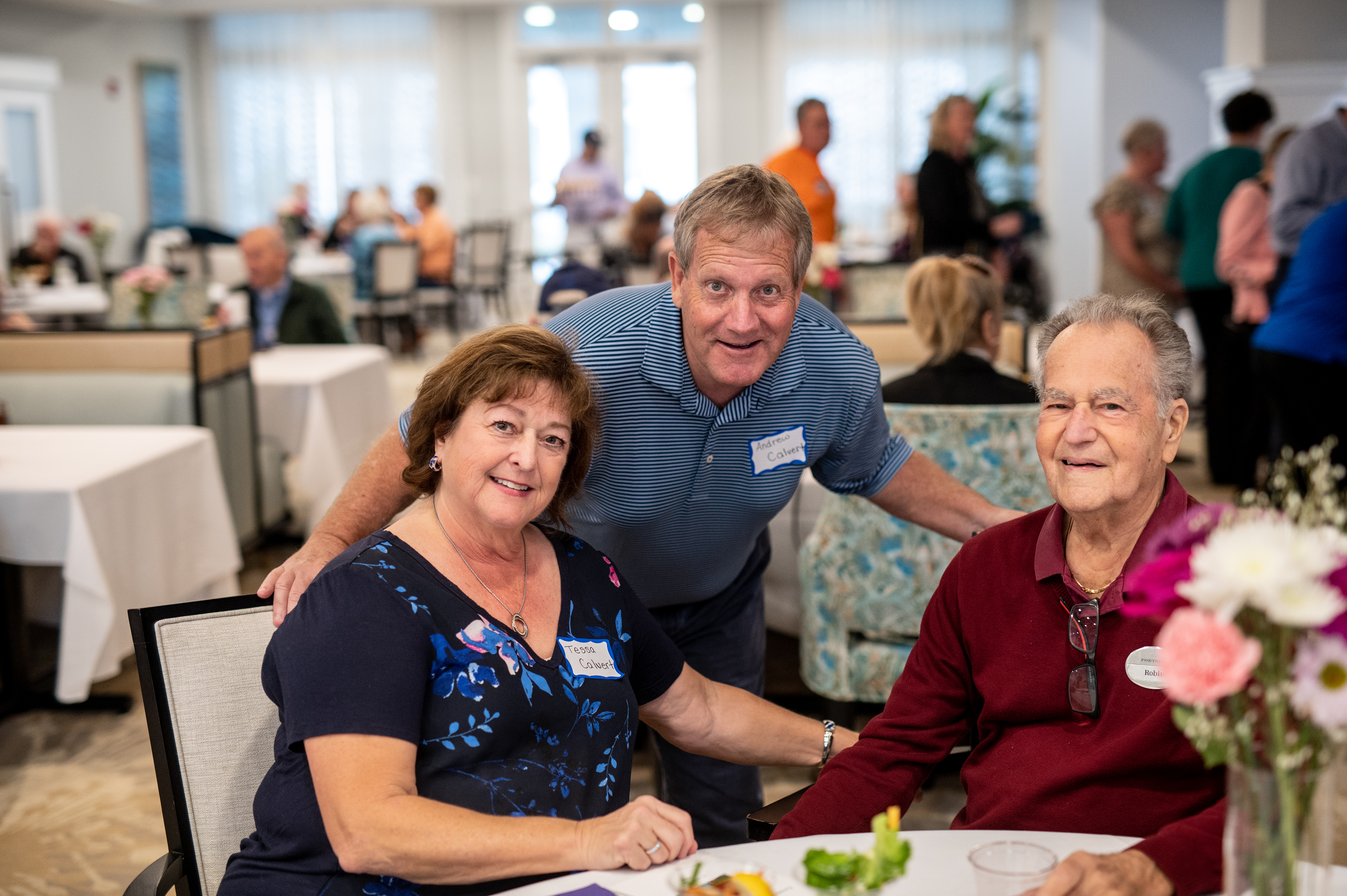 residents at grand reopening